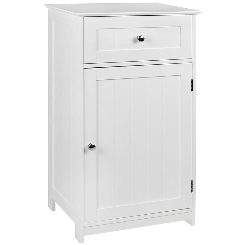 Bath Vida Priano 1 Door 1 Drawer Freestanding Cabinet - White