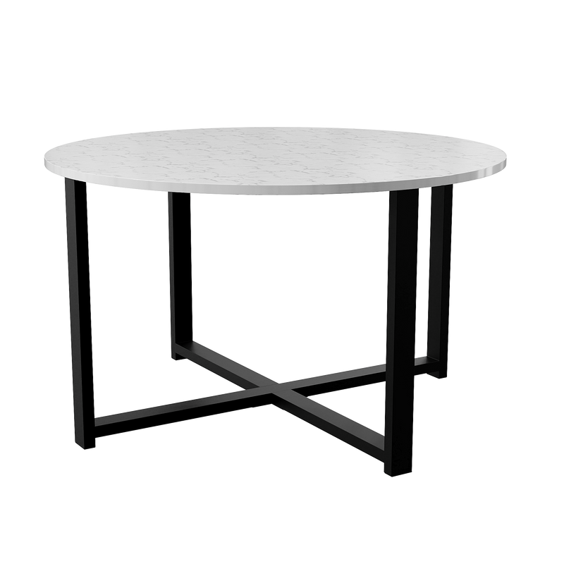 Vida Designs Brooklyn Round Coffee Table - Marble