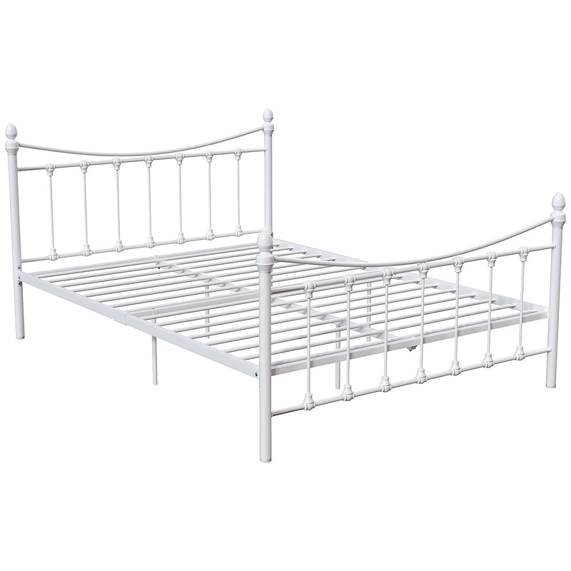 Vida Designs Paris 4ft6 Double Metal Bed - White