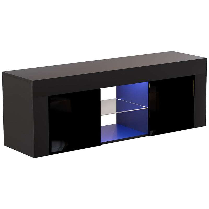 Vida Designs Eclipse 2 Door LED TV Unit - Black