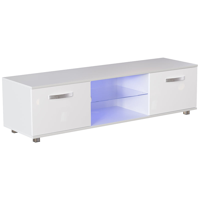 Vida Designs Cosmo 2 Door LED TV Unit - 140cm - White