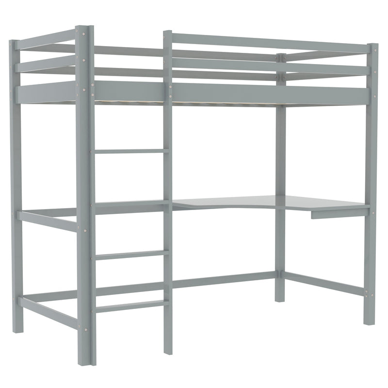 Junior Vida Sydney Bunk Bed With Desk - Grey