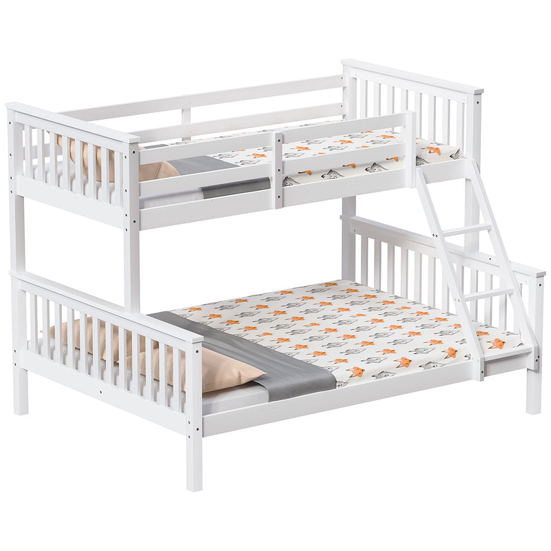 Junior Vida Milan Triple Sleeper Bunk Bed - White