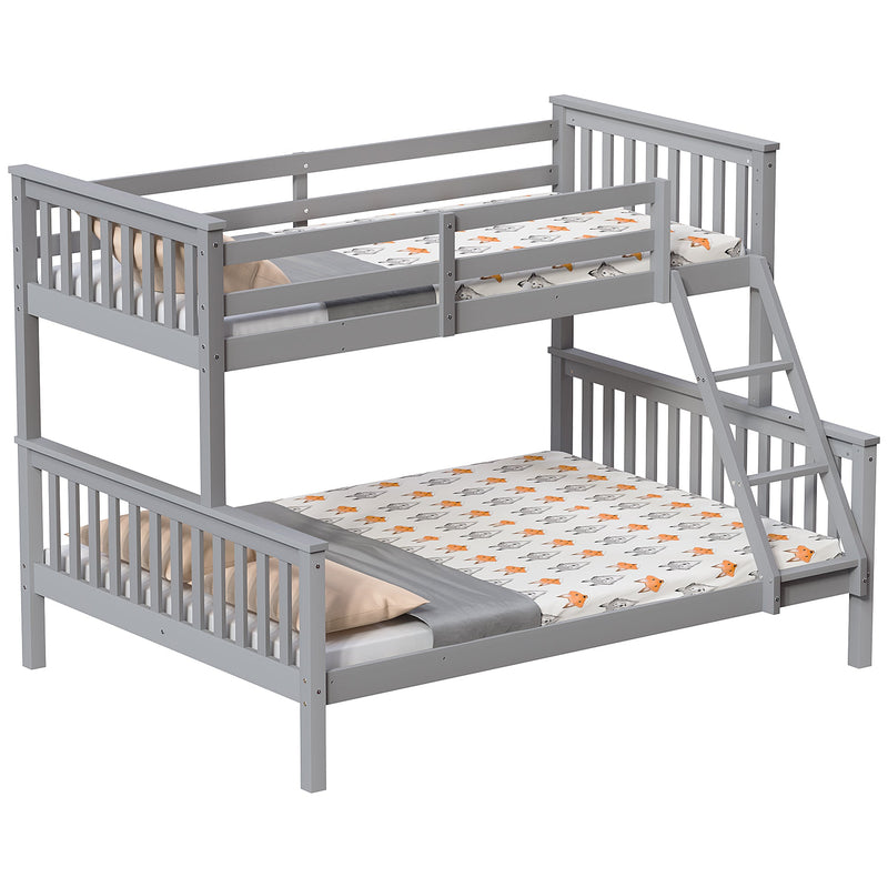 Junior Vida Milan Triple Sleeper Bunk Bed - Grey