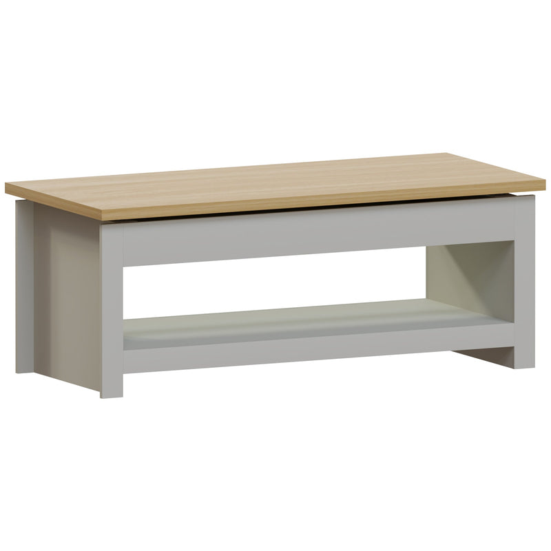 Vida Designs Arlington Sliding Top Coffee Table - Grey