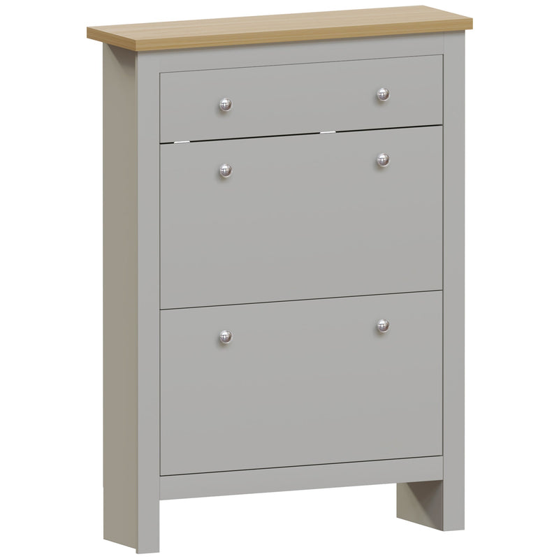 Vida Designs Arlington Shoe Cabinet - Grey