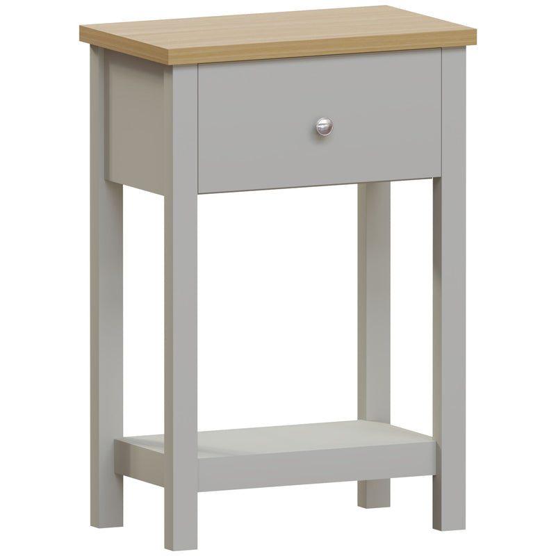 Vida Designs Arlington 1 Drawer Console Table - Grey