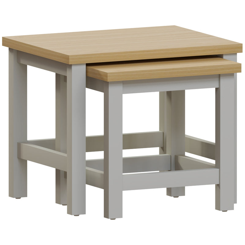 Vida Designs Arlington Nest Of Tables - Grey