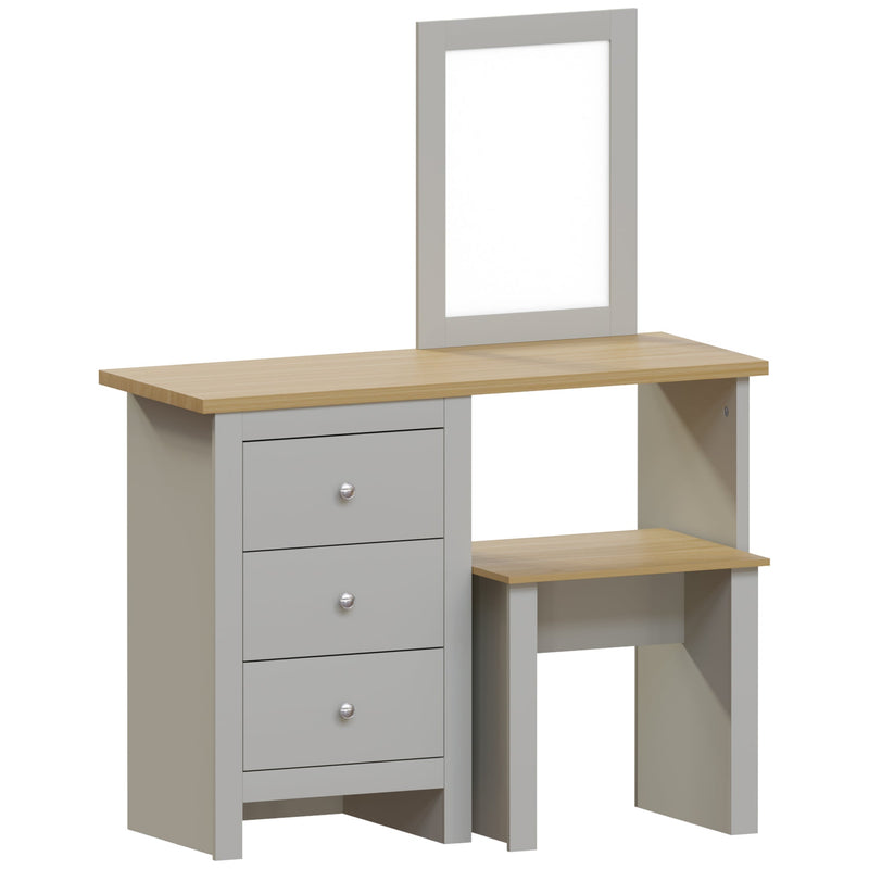 Vida Designs Arlington Dressing Table Set - Grey