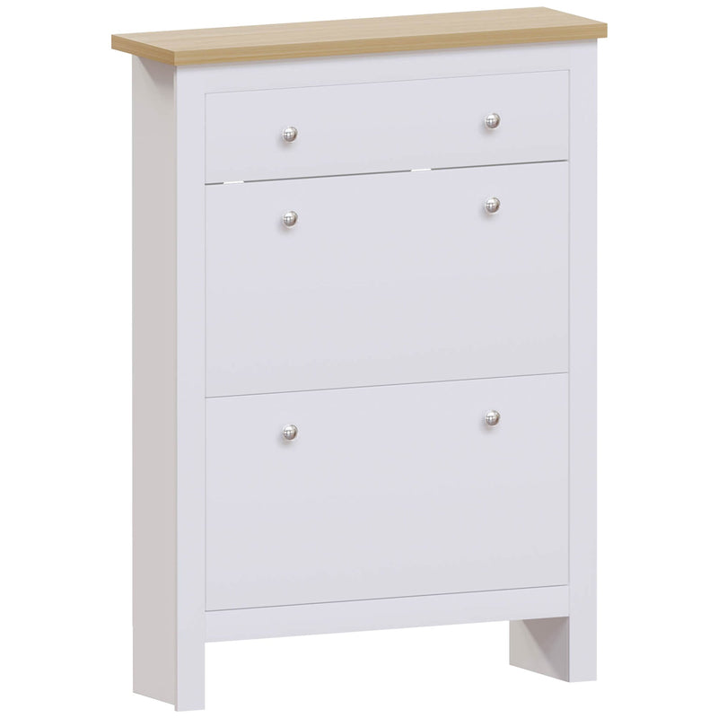 Vida Designs Arlington Shoe Cabinet - White