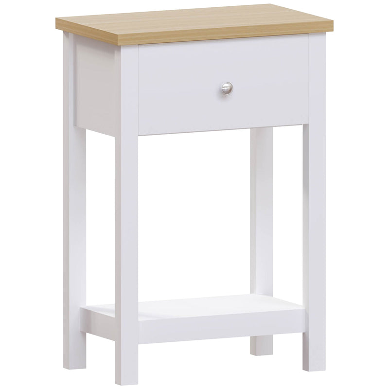 Vida Designs Arlington 1 Drawer Console Table - White