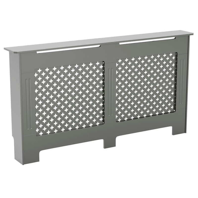 Vida Designs Oxford Radiator Cover - Grey - Large