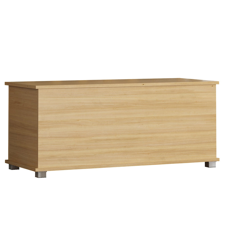 Vida Designs Leon Storage Ottoman - Pine