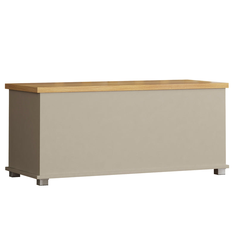 Vida Designs Arlington Storage Ottoman - Grey