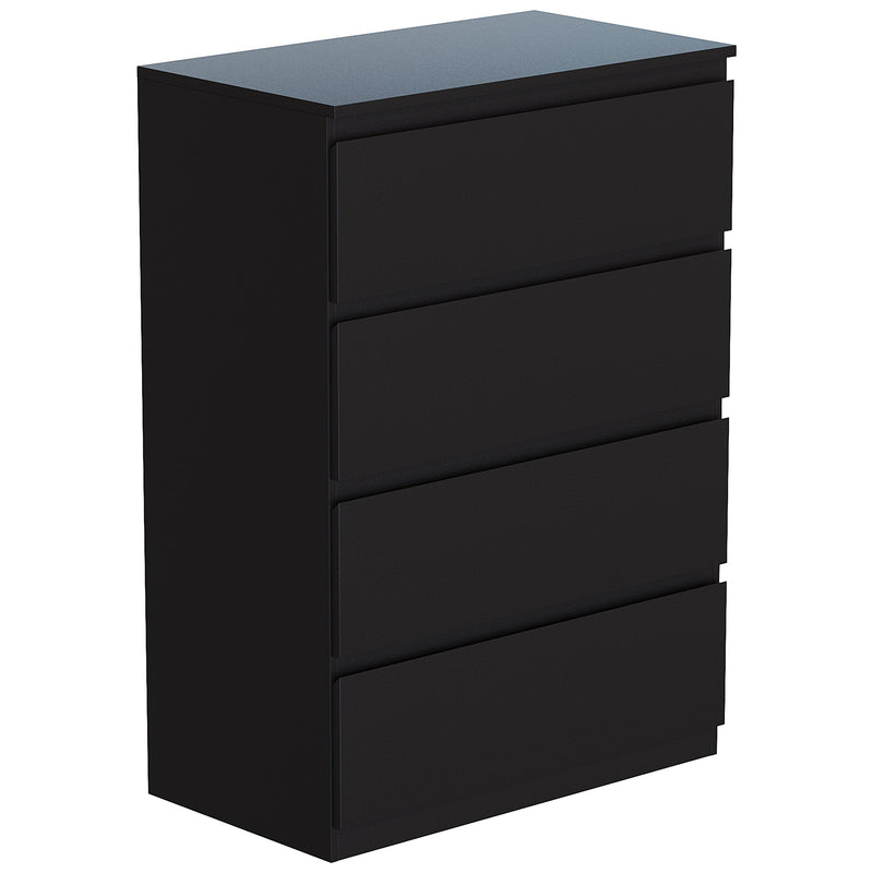 Vida Designs Denver 4 Drawer Chest - Black