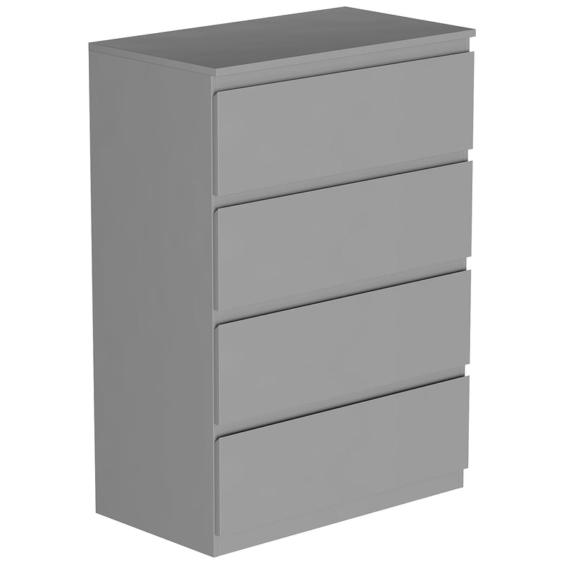 Vida Designs Denver 4 Drawer Chest - Grey