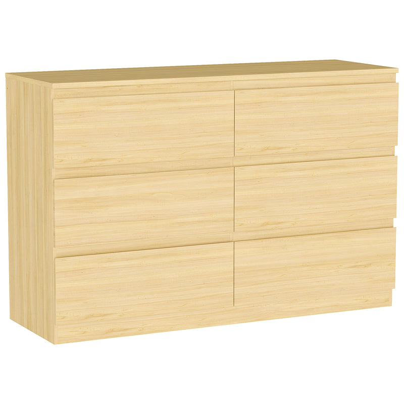 Vida Designs Denver 6 Drawer Chest - Pine