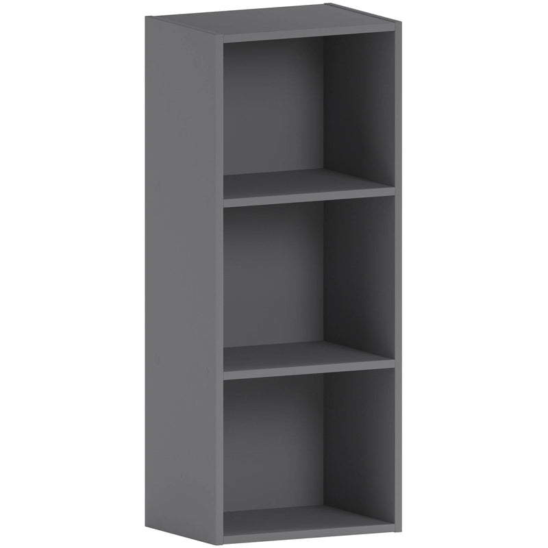 Vida Designs Oxford 3 Tier Cube Bookcase - Grey