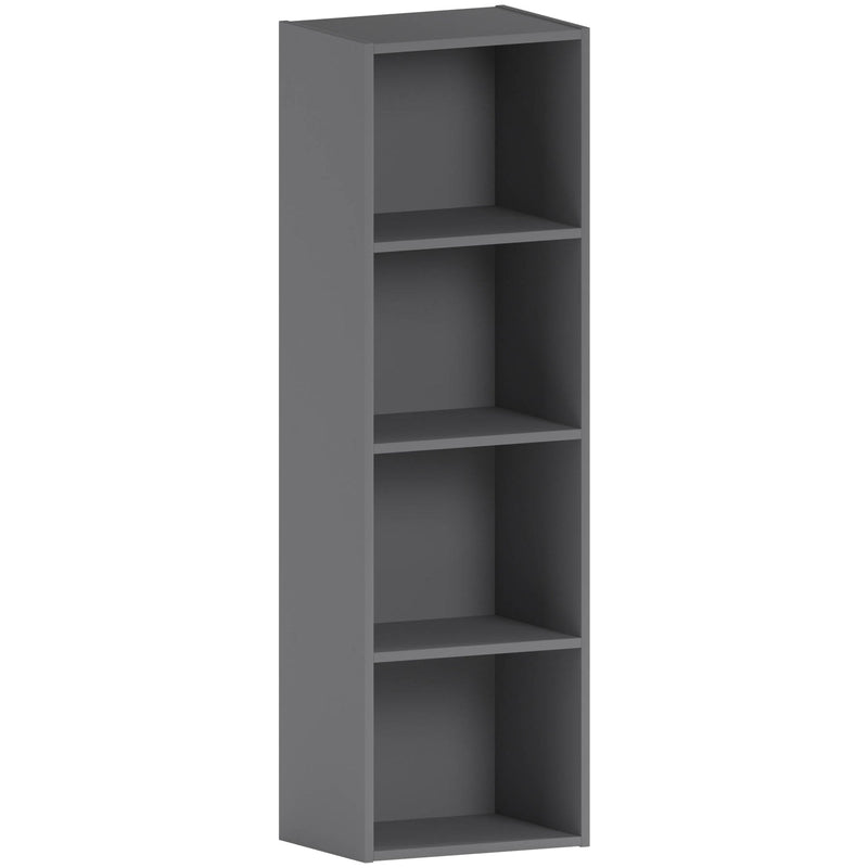 Vida Designs Oxford 4 Tier Cube Bookcase - Grey