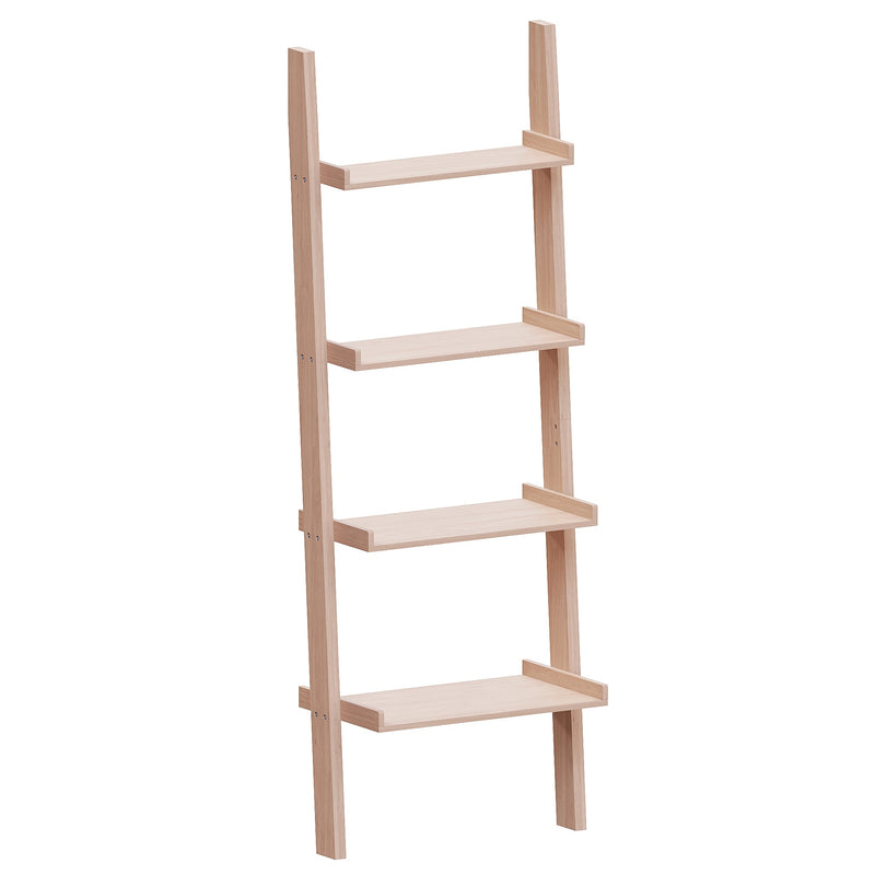 Vida Designs York 4 Tier Ladder Bookcase - Pine