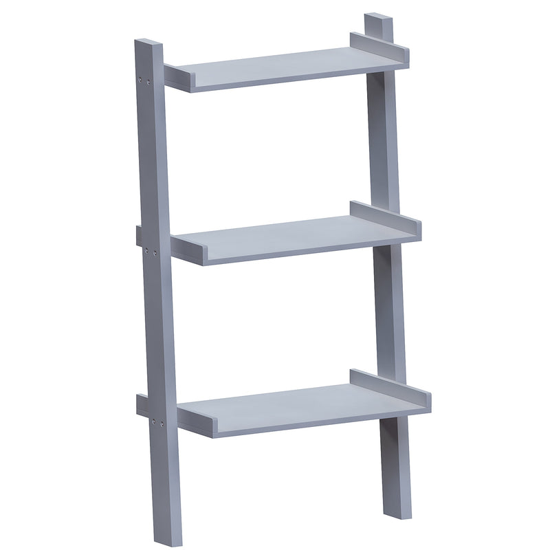 Vida Designs York 3 Tier Ladder Bookcase - Grey