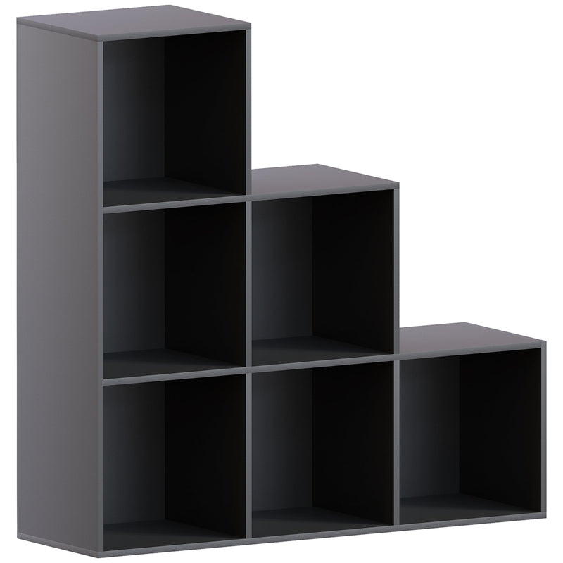 Vida Designs Durham 6 Cube Staircase Storage Unit - Black