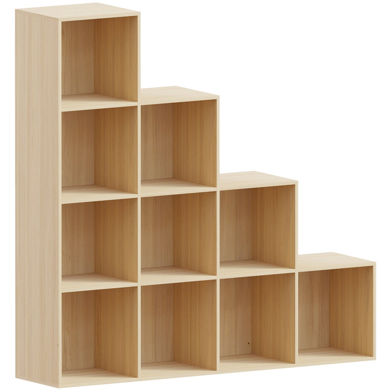 Vida Designs Durham 10 Cube Staircase Storage Unit - Oak