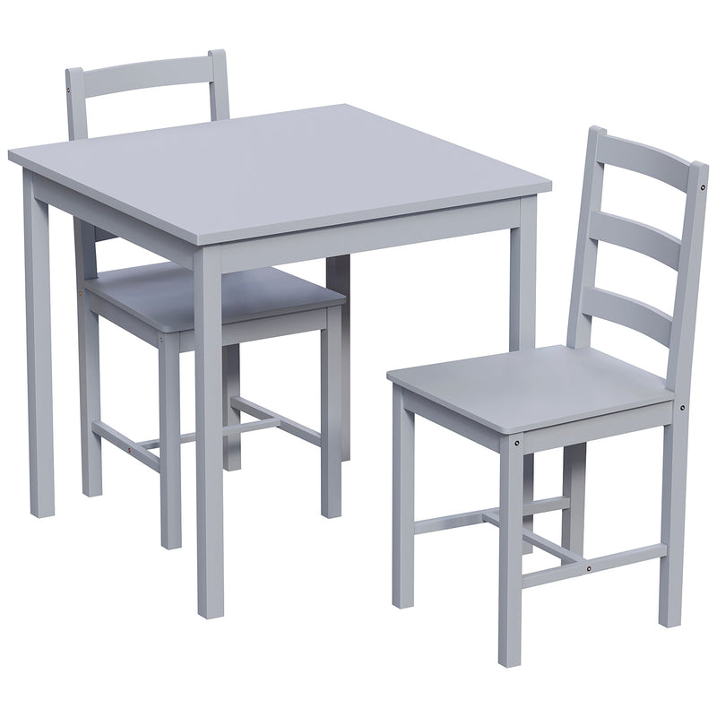 Vida Designs Yorkshire 2 Seater Dining Set - Grey