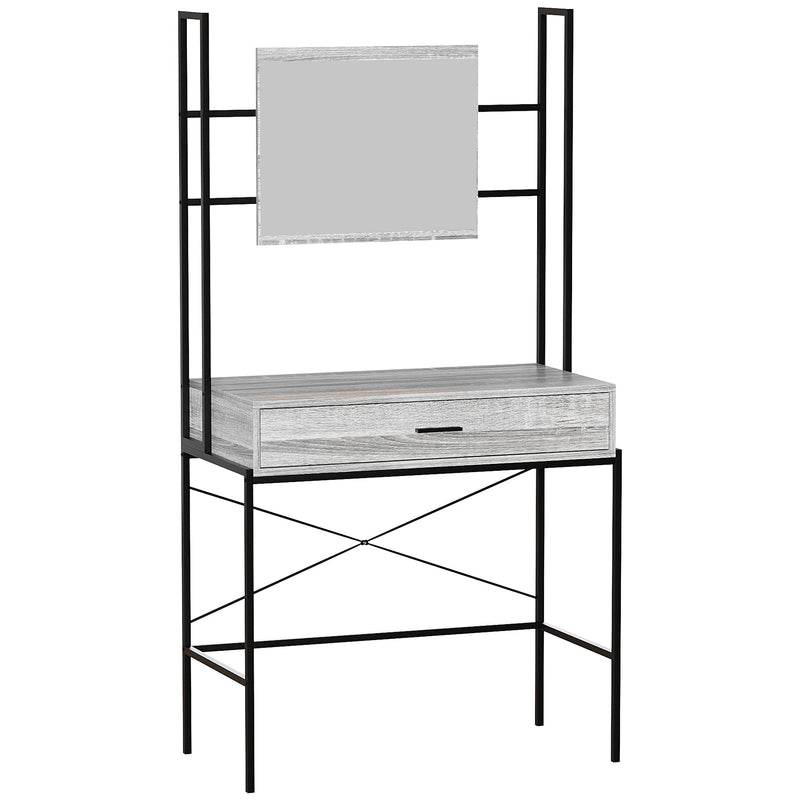 Vida Designs Brooklyn 1 Drawer Dressing Table - Grey