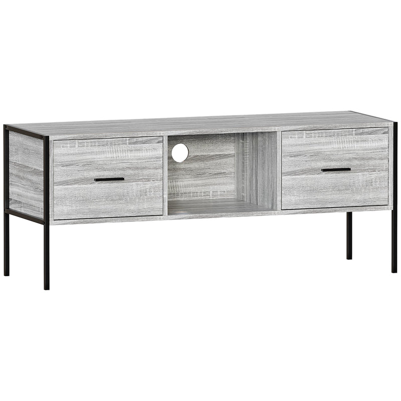 Vida Designs Brooklyn 2 Drawer TV Unit - Grey