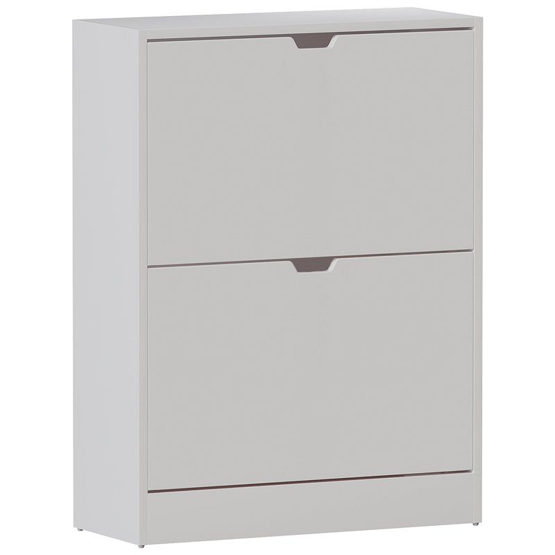 Vida Designs 2 Drawer Shoe Cabinet - White - FSC