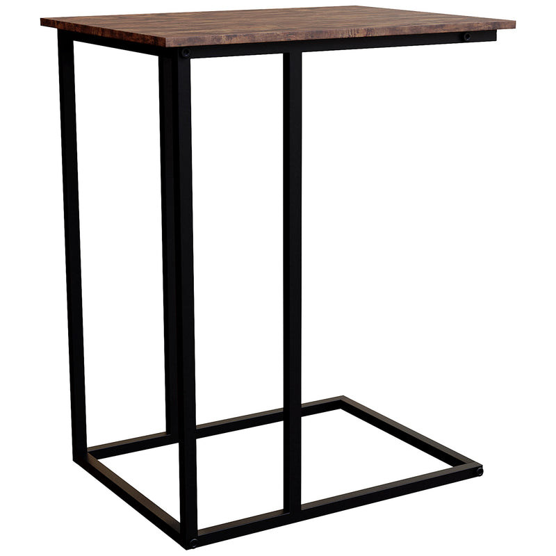 Vida Designs Brooklyn Side Table - Dark Wood