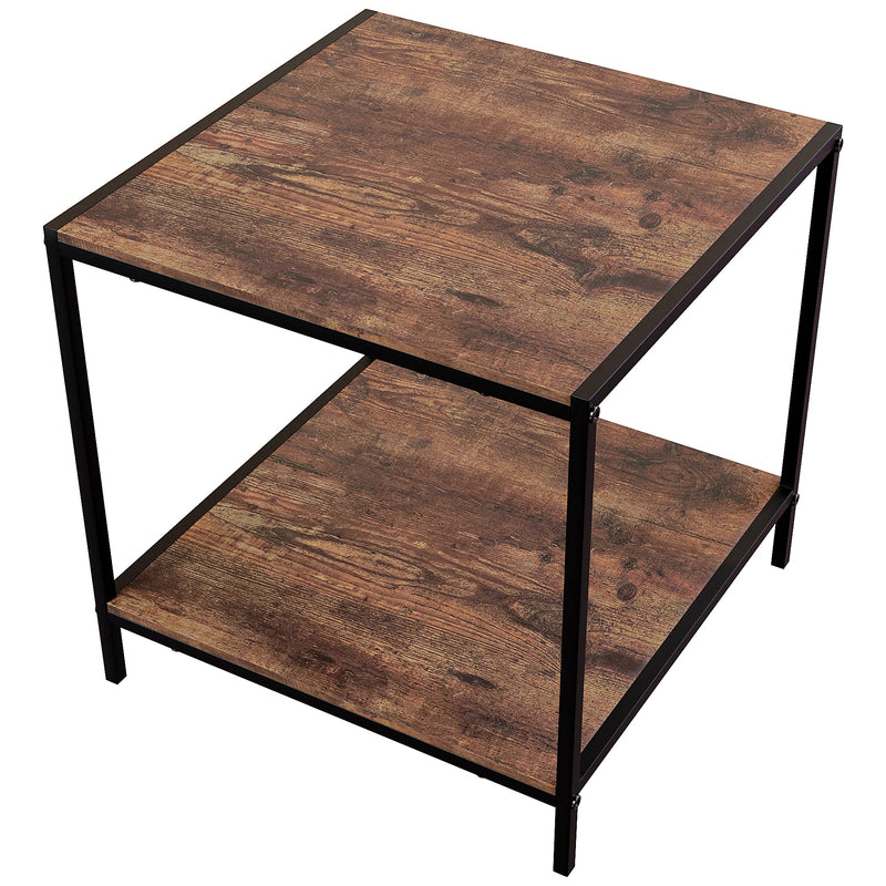 Vida Designs Brooklyn End Table - Dark Wood