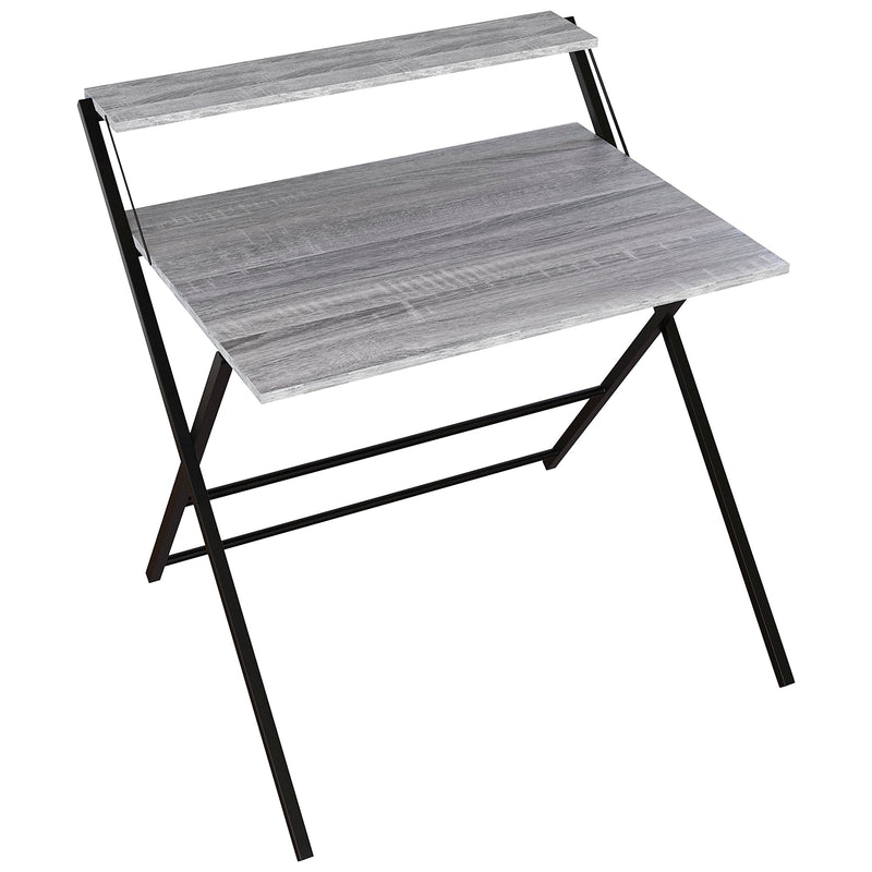 Vida Designs Brooklyn Foldable Computer Desk - Grey