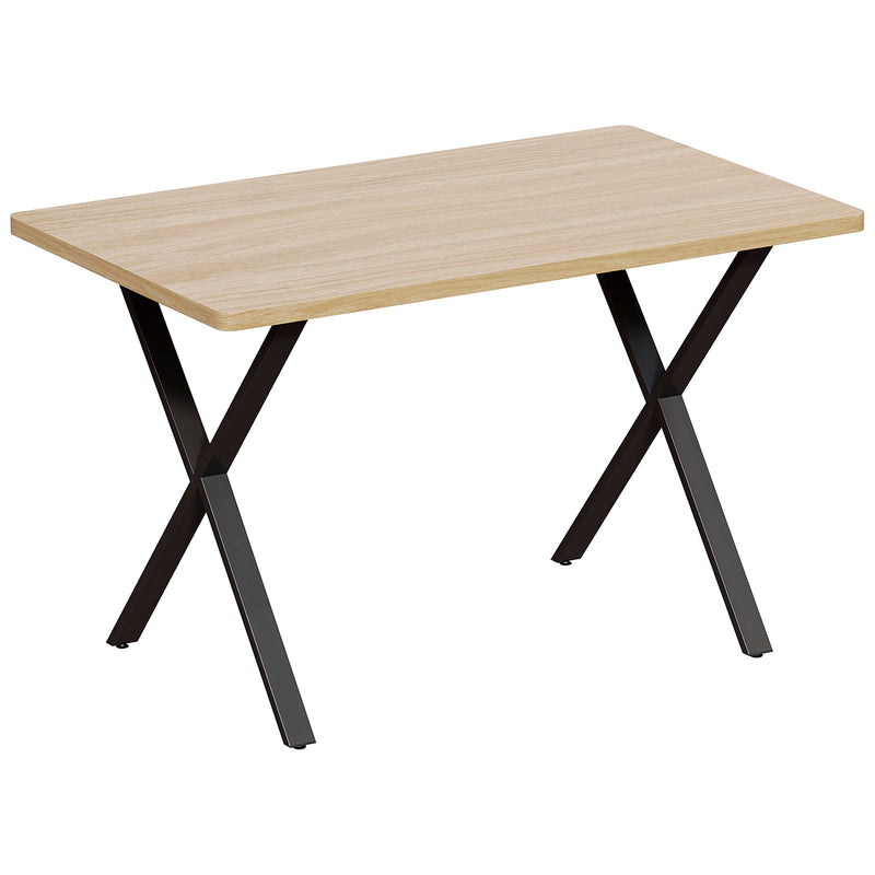 Vida Designs 4 Seater Dining Table With X Shape Legs - Oak