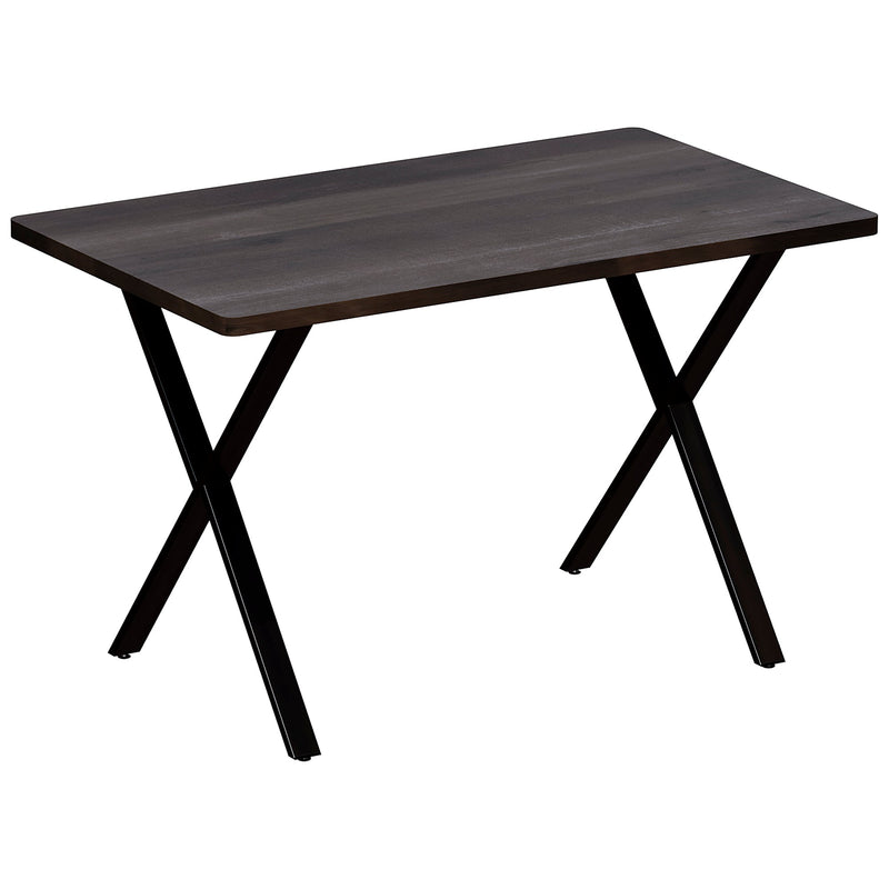 Vida Designs 4 Seater Dining Table With X Shape Legs - Walnut