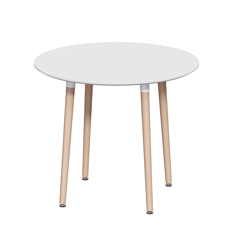 Vida Designs Batley 4 Seater Round Dining Table - White