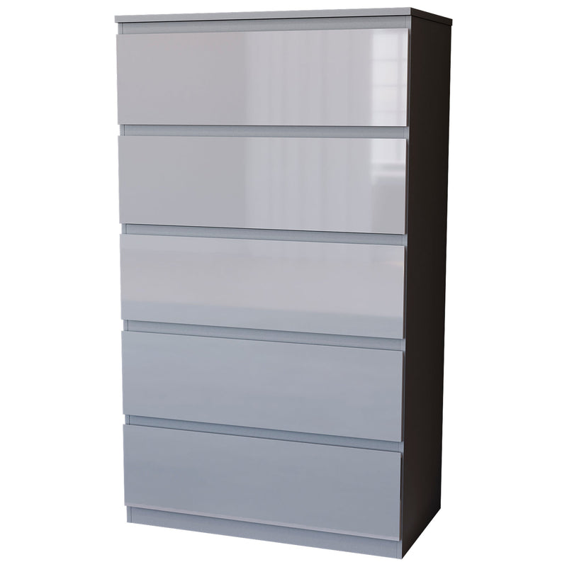 Vida Designs Glinton 5 Drawer Chest - Grey - FSC