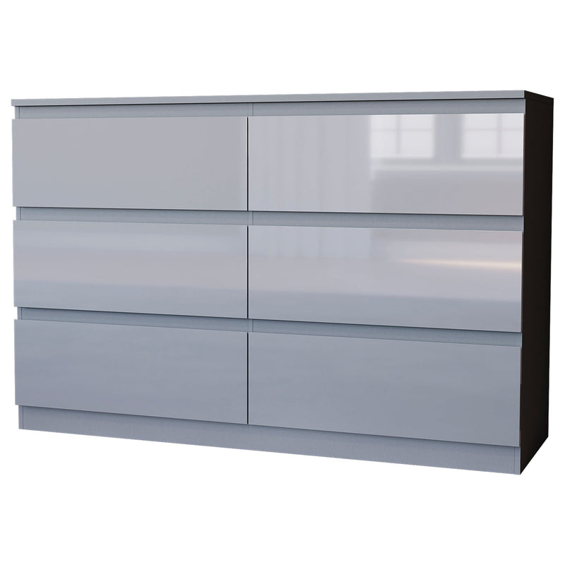 Vida Designs Glinton 6 Drawer Chest - Grey - FSC