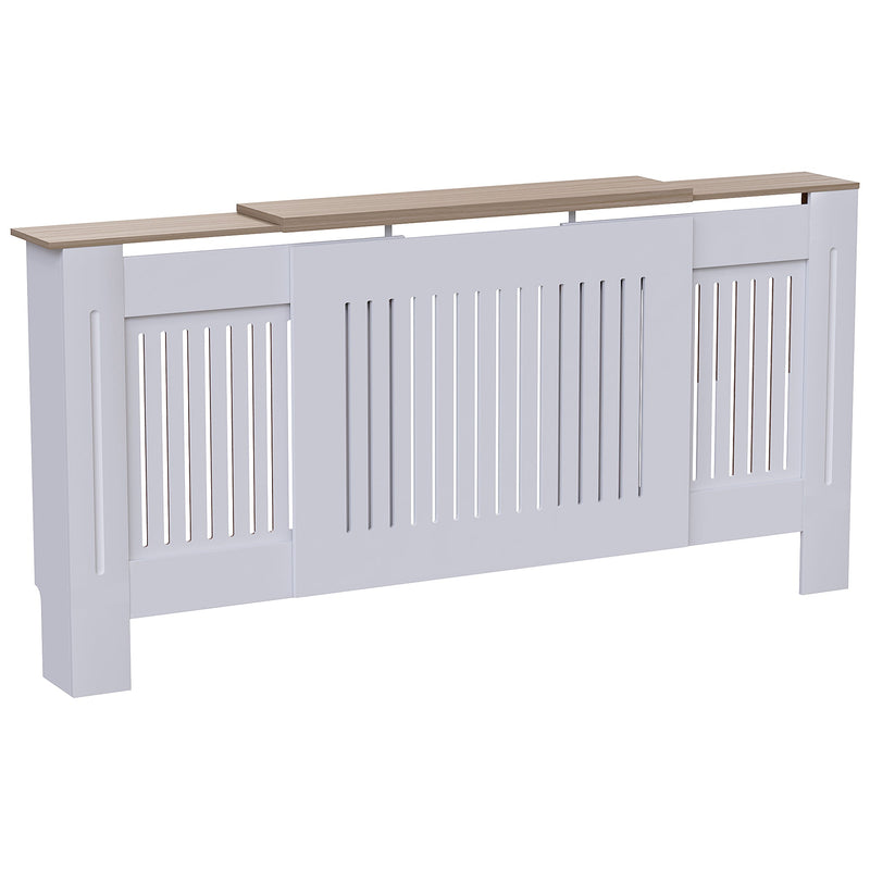 Vida Designs Arlington Adjustable Radiator Cover - White