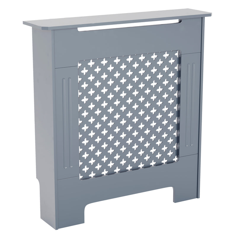 Vida Designs Oxford Radiator Cover - Dark Grey -  Small