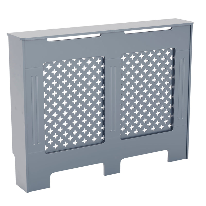 Vida Designs Oxford Radiator Cover - Dark Grey -  Medium