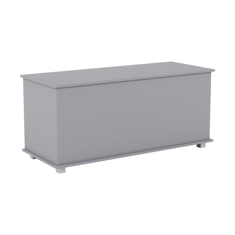 Vida Designs Leon Storage Ottoman - Grey