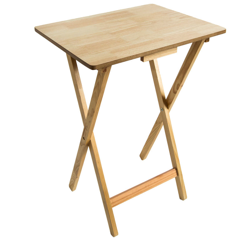 Home Vida Folding Snack Table - Natural