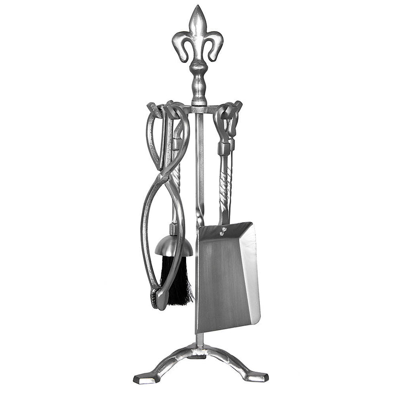 Fire Vida 5 Piece Fleur De Lys Companion Set - Pewter