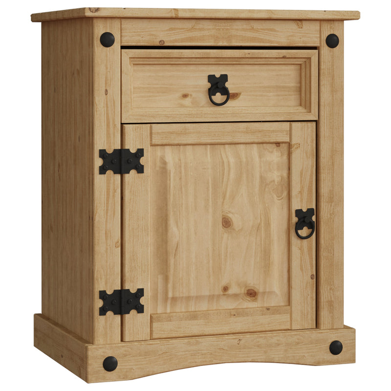 Vida Designs Corona 1 Drawer 1 Door Bedside Cabinet