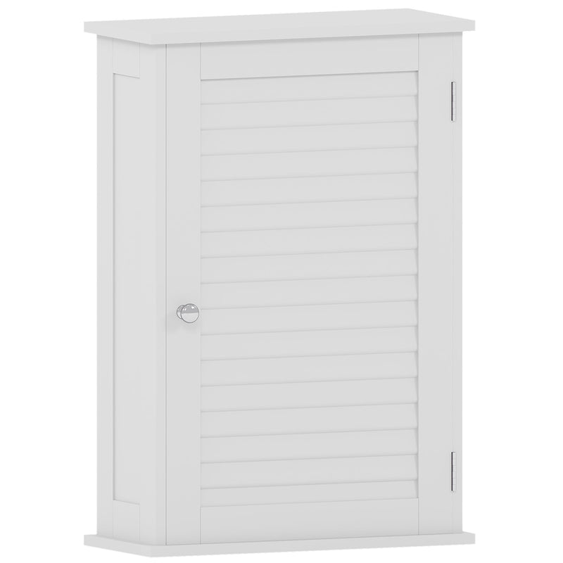 Bath Vida Liano 1 Door Wall Cabinet - White