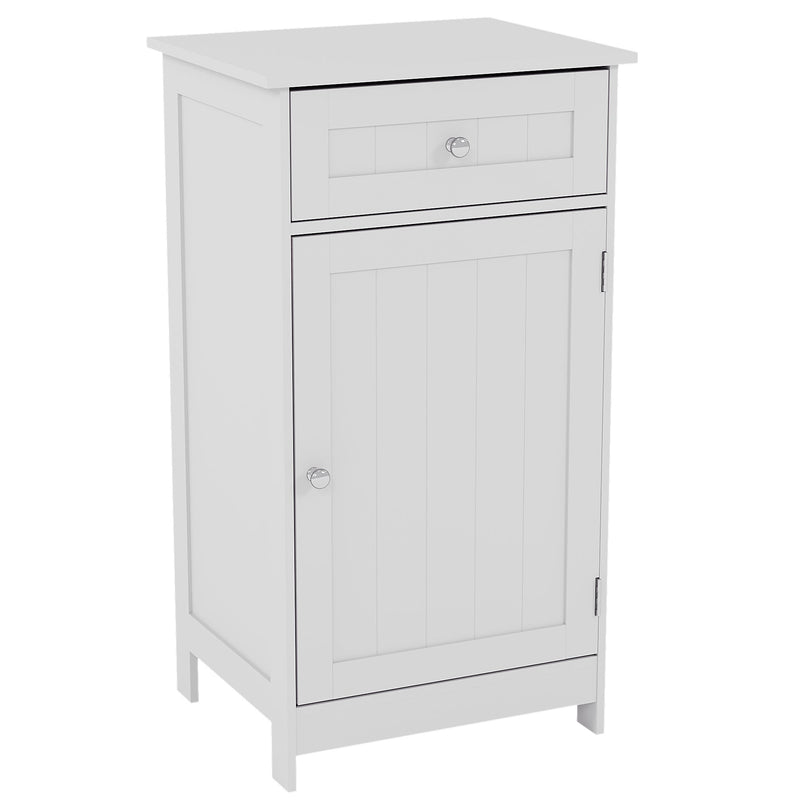 Bath Vida Priano 1 Door 1 Drawer Freestanding Cabinet - White