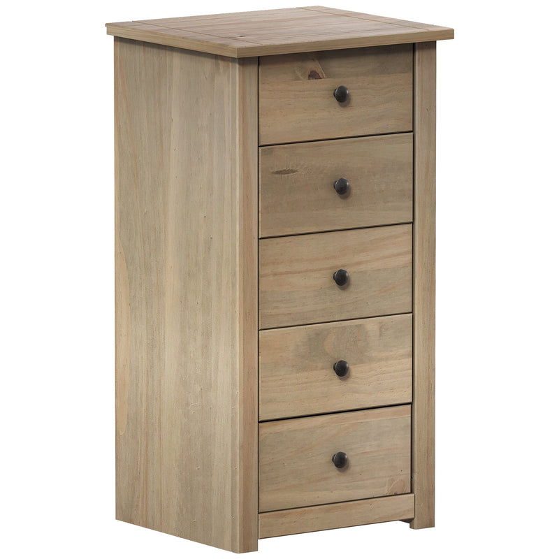 Vida Designs Panama 5 Drawer Narrow Chest