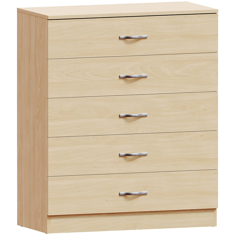 Vida Designs Riano 5 Drawer Chest - Pine